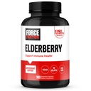 FORCE FACTOR Elderberry Kapsule, Imunity Supplement and Antioxidants Supplement for Men and Women, Daily Imunity Boost, Vegan, No Želatína, Non-GMO, 100 Rastlinné Kapsule