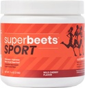 HumanN SuperBeets Sport Endurance Pre Workout Powder, Nitric Oxide Supplement, NSF Certified, Stimulant & Caffeine Free, Made with Beet Root, Wild Cherry, 20 Servings