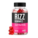 Rizz Biotin Hair Gummies | Skin Glow & Stronger Nails | Enriched with Biotin,Zinc,Folic Acid,Vitamin B12, A, C, E | Cranberry Flavored | 100% Vegan & Nutrient-Rich Formula