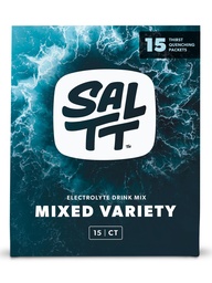 SALTT Electrolytes Powder Pakets, Všetky veci zmiešané odrody balenia (15 pakety) - horčík, draslík, sodík, stopové minerály - Vegan & Gluten Free - Cestovanie Essentials - Vyrobené v USA