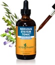 Herb Pharm Nervový systém Tonic Liquid Bylinné Formula pre posilnenie a upokojenie nervového systému - 4 Ounce