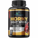Horny Kozí burina Extra sila Blend, 120 Kapsule, w. Maca, Arginine, Ginseng, Tribulus, Tongkat, Libido, Stamina, Energetická podpora, Non-GMO Formula, 120 Caps