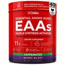 Mino Essential Amino Acides Supplement. Berry Blast, kofeínový prášok. Všetkých 9 EAA, BCAA a perfektné Amino pre cvičenie, Amino Energy, a budovať svalovú hmotu, a obnoviť rýchlejšie.