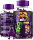 Železo Dinosaur Gummy pre deti s vitamínom C 