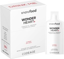 Codeage Wonder Heart Liquid CoQ10 Lipozomal Ubichinón Supplement, Coenzým Q10 Heart Vitamíny, NeGMO slnečnica Fosfatidylcholín Vegan Blend, Malinová Ochutená Softgel, Balenie 30 Pouchy