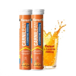 FAST&UP L-Carnitine 2000mg|Supports Weight Loss & Fat Burn|Orange|Pack of 2