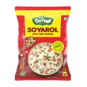 FarrmB Soyarol Soya Mini Chunks 1kg | 100% Vegan Plant-Based Protein | 99% Fat-Free Meal Maker | Defatted Soya Wadi/Badi
