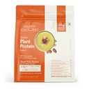 Happy Cultures 26g Tastiest Plant Protein| Kesar Badam Pista | Pea & Brown Rice Protein Isolate| No Added Sugar| Vegan| 20 Complete Amino Acids| Monk Fruit Extract| Women & Men| No Bloating, Easy to Digest| Dairy Free with Probiotics- 505g, Kesar Pista