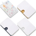 Patelai 3 Pieces Travel Pill Organizer 6 Compartments Portable Pill Case for Pocket Purse Small Drawer Type Medicine Box Vitamin Holder Container with Locking Hole for Elderly Cod Liver Oil 3 Colors