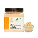 Sattvic Foods Pea Protein Isolate 80% (300 g) | Certified Organic, Unflavoured Plant Protein Powder | Amino Acid-Rich, Vegan, Lactose-Free, Soy-Free & Kosher | Mix into Smoothies, Rotis, Curries