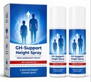 GH-Support Height Growth Spray for Adults – Advanced Formula for Height Support, Bone Strength & Growth Boost | Helps Support Post-Growth Wellness, Easy-to-Use Oral Spray (60ml) (Pack of 2)