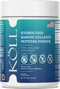 KÖLL Marine Collagen Peptides Powder (300g) Unflavred Sugar-Free Collagen for Women & Men, 10 000mg Hydrolyzed Supplement, Wild-Caught Sourced, Non-GMO, 0% Conservatives Type 1 for Bone & Skin Health