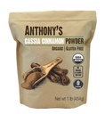 Anthony's Organic Cassia škoricový prášok, 1 lb, zem, bez lepku, Non GMO, Non Ir vyžarované, Keto Friendly