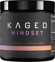Kaged Nootropic Formula, Mindset, Focus and Production Supplement, Stimulant Free, zvyšuje pamäť, nálada, jasnosť, 30 Služieb
