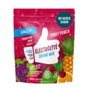 FlavCity Fruit Punch Elektrolytes Powder Pakets - 28 Hydratačné pakety - Bez pridania cukru - Hydratačný prášok s skutočným ovocím a nerafinovanou morskou soľou - Keto a bez lepidla (28 tyčiniek)