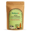 Organic Neem Giloy Powder 100g – Pure Neem & Giloy Herbal Blend | Ayurvedic Herbal Blend for Detox, Immunity & Skin Health | Natural, Vegan, Chemical Free