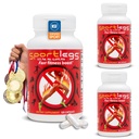 SPORTLEGS Rýchla Fitness Boost pre cvičenie pre mužov a ženy, Doplnky kyseliny mliečnej, Športové vytrvalosť paliva, Vytrvalosť Doplnky pre bežcov - NSF Certified for Sport, 120-Capsule fľašu, Balenie 3