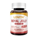 Lovita Royal Jelly 333 mg, 3:1 koncentrát, s 20mg 10-HDA, prírodný zdroj Super Food, podporuje produkciu zdravia a energie kože, 60 kapsúl