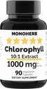 MONOHERB Chlorofyl Extract 1000 mg - 90 Vegetariánske kapsuly