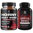 Bundle of Horny Coat Weed with Black Maca Root, Tongkat Ali, Saw Palmetto & Panax Ginseng Extract for Stamina & Energy and Extra Strength Testosterón Booster - Muscle rozšírenie doplnok pre mužov
