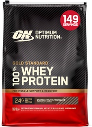 Optimálna výživa Gold Standard 100% Srvátkový proteín prášok, Dvojité bohaté čokoláda 10 libra (Backaging May Vary)