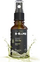 B-Bomb vitamín B12 + B komplexný tekutý roztok: metylkobalamín s adenozylkobalamínom: podpora energie a nálady, bez cukru, Vegan, Organic Spearmint Flavor
