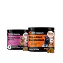 10 v 1 Multivitamín + Hip & Joint Health Soft Chew Supplement Bundle - Pes Vitamíny - Glukozamín Chondroitín, Omegas, Turmerica a MSM pre celkové zdravie psov, Joint Supplement pre psy.