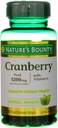 Prírodné Bounty Cranberry Fruit 4200 mg, Plus vitamín C Softgels, 120 ea (Pack of 4)