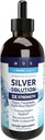 Alkalické Strieborná Liquid 30ppm - Advanced Immune Support Tekuté kvapky - Extra sila Koloidné striebro Minerálne doplnky - Vyrobené v USA (4 oz)