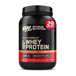 Optimálna výživa Gold Standard 100% Srvátkový proteín prášok, Dvojité bohaté čokoláda 1,98 libra (Backaging May Vary)
