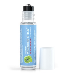 Basic Vigor Migrastil Extra sila Migraine Stick Advanced Formula, Strong Aromaterapia Roll On zahŕňa mentol, Essential Oils, No Lavender, Made in The USA.