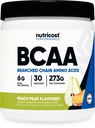 Nutricost BCAA Powder 2:1:1 (Peach Pear, 30 Servings) - Aminokyseliny rozvetveného reťazca