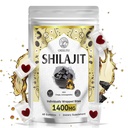 1400 MG Shilajit Gummies, Shilajit Pure Himalayan Organic Gummies with Ashwagandha, Himalayan shilajit for Men, 85+ Stopové minerály a kyselina fulvová, individuálne zabalené, bez cukru, 60 počítanie