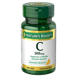 Nature's Bounty Vitamín C 500 mg Tablety 100 ea (Pack of 6)