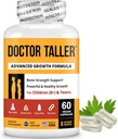NuBest Doctor Taller - Bone Strength Supports, Enhance Immune System - Keto with Calcium, Vitamin D3, Vitamin K2, Amino Acids & Herbs for Children (8+) - 60 Vegan Capsules | 1 Month Supply