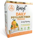 Konsyl Denné Fiber Orange 100% Prírodné Psyllium Husk prášok - prirodzene sladené - bezlepok - 30 Jednotlivé Stickpacks