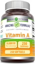 Amazing Formules Vitamín A 10000 IU Supplement 