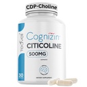 Teaveli Cognizin Citicoline- 500mg CDP Choline Kapsule- Klinicky študované mozgu doplnok k podpore priehľadnosť, koncentrácia a pamäť
