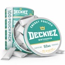 Deckiez Energy Pouches, 5 plechoviek (100 pouchov), Supplement Cugar Free Caffeine, Coffee Pouches & Energy Drink Alternatíva, 50mg Caffeine Pouches, Wintergreen Flavor