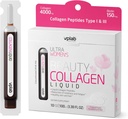 VPLab Ultra Krása žien Tekutý kolagén - Multivitamínový komplex podávaný biotínom s Peptidom typu I a III Supplement for Skin, Hair & Nails - Drink Mix pre ženy Balené s vitamínom B Group,10