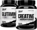 Nutrex výskum Kreatín Monohydrát Prášok 200 Serv & L Glutamín prášok 200 Serv Bundle