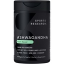 Športový výskum® Ashwagandha Softgels s kokosovým olejom MCT - prírodný adaptagén vyrobený s Shoden® Ashwa pre relaxáciu, podporu pokoja a spánku - lepidlo zadarmo a Vegan priateľsky - 60 gróf