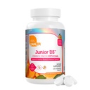 Zahler Junior D3 Vitamíny 1000 IU - pre deti - vitamín D pre deti na podporu kostí, zubov a imunitného zdravia - Košer Orange chuť - 120 Počet.