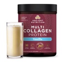 Staroveká výživa Kolagén Peptidy Prášok, Multikolagén Protein, Ženy a muži, Vitamín C, Probiotiká, Hydrolyzovaný Kolagén, Podporuje pokožku, kĺby, Gut Health, Vanilla, 60 Servings