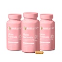 HAIRtamin MOM Vegán prenatálne a postnatálne multivitamínové kapsuly a vitamíny pre vlasy, popôrodné, Dojčenie, nechty na vlasy a kožné vitamíny pre ženy s biotínom, zinkom, železom (3-Pack)