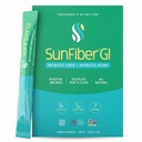 Zajtrajšia výživa Sunfiber GI 7-Day Kit, Prebiotické Fiber & Probiotiká, 5g Prebiotické Fiber & 8 miliárd probiotík na obsluhu, nízka FODMAP, 7 paketov, bez príchute