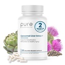 Pure Therapro Rx Lipozomal Pečeň Detox + 120 Acid-Resistant VCaps 