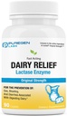 Puregen Labs Dairy Relief Natural Fast Acting Lactase Enzyme 3000 FCC, Laktóza Netolerancia Pills 90 Caplets