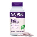 Natrol Beauty Biotin 10 000 mcg Vitamíny pre krásu, 100 tabliet, 100 dní