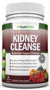 KIDNEY CLEANSE - Detox a podpora pre močové tract, močový mechúr a obličky - Všetky prírodné bylinné doplnok Formula s organickými brusnicami, Astragalus, Turmerica, Goldenrod, Gravel Root, Juniper a ďalšie